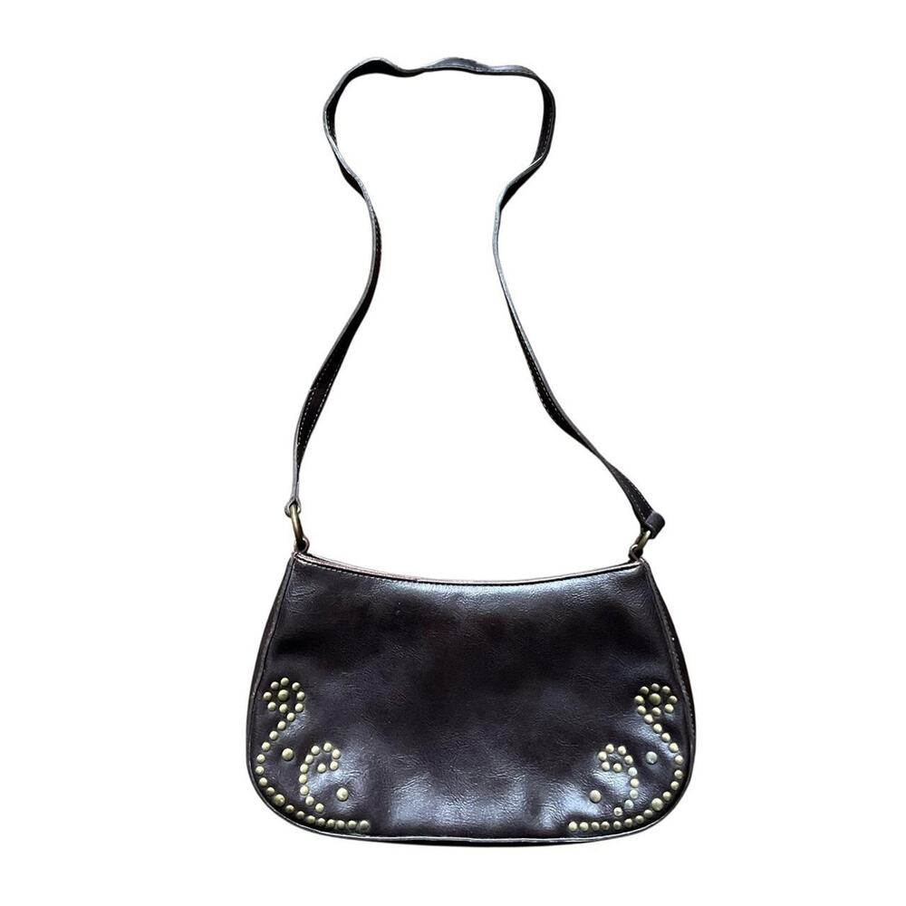 Express Dark Brown Leather Purse: 90s, Y2K, Modern